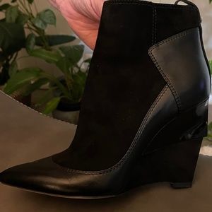 Jimmy Choi suede and leather booties